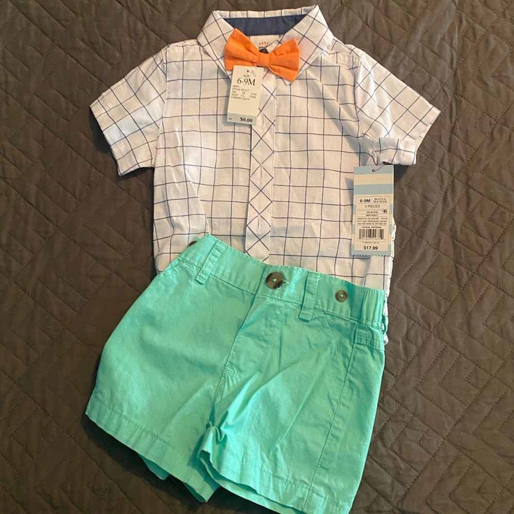 Cat & Jack bow tie set. NWT!